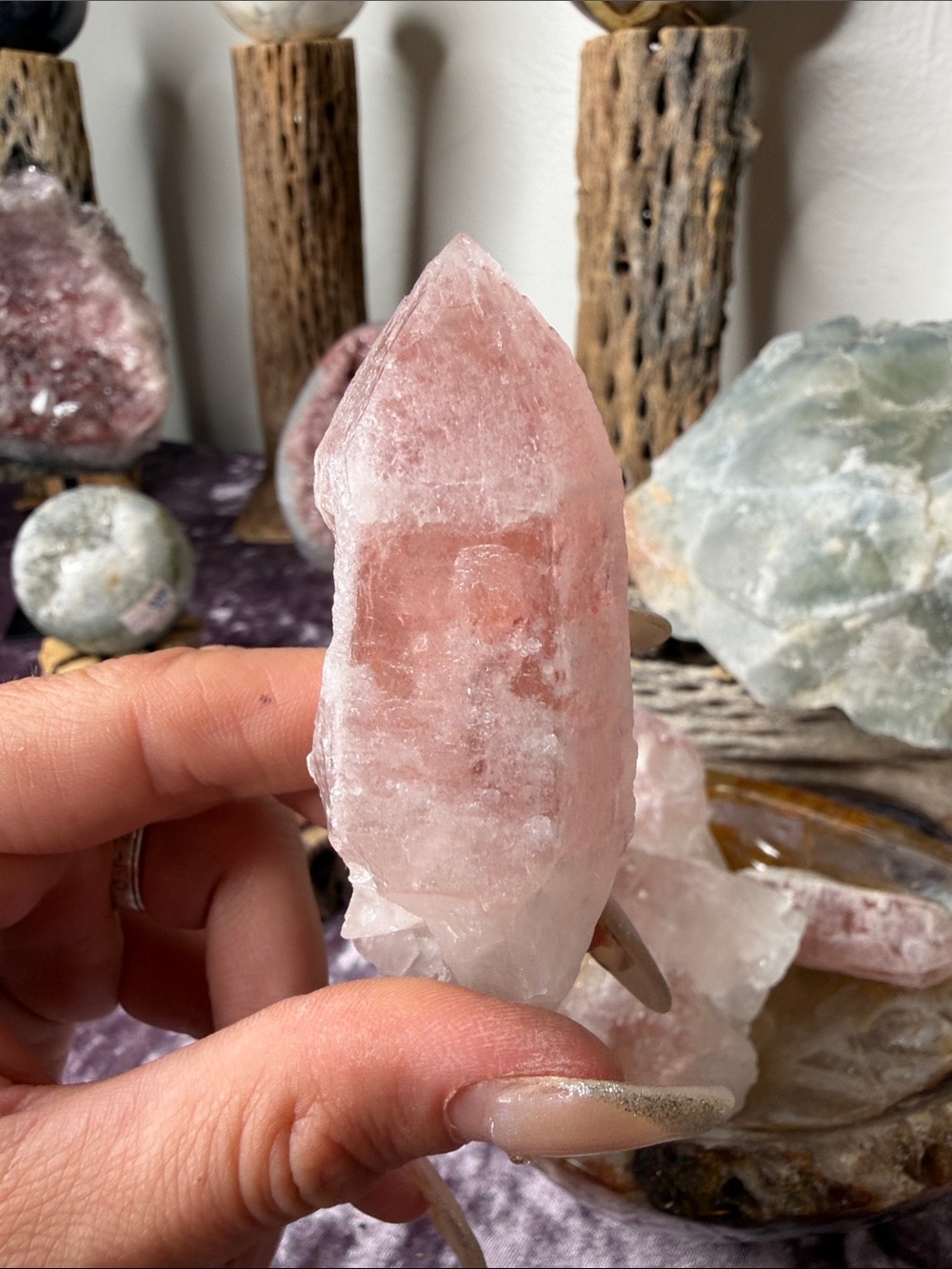 Pink lithium point Brazil